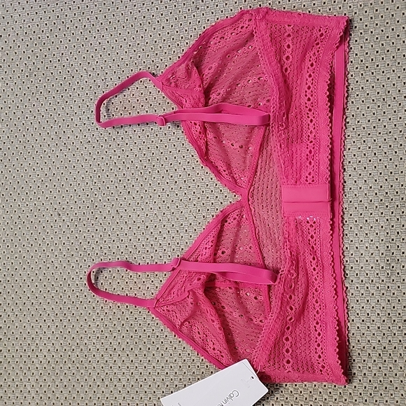 NWT Calvin Klein Lace Triangle Longline Bralettes- Size:L- Available in 4 colors - Picture 7 of 15